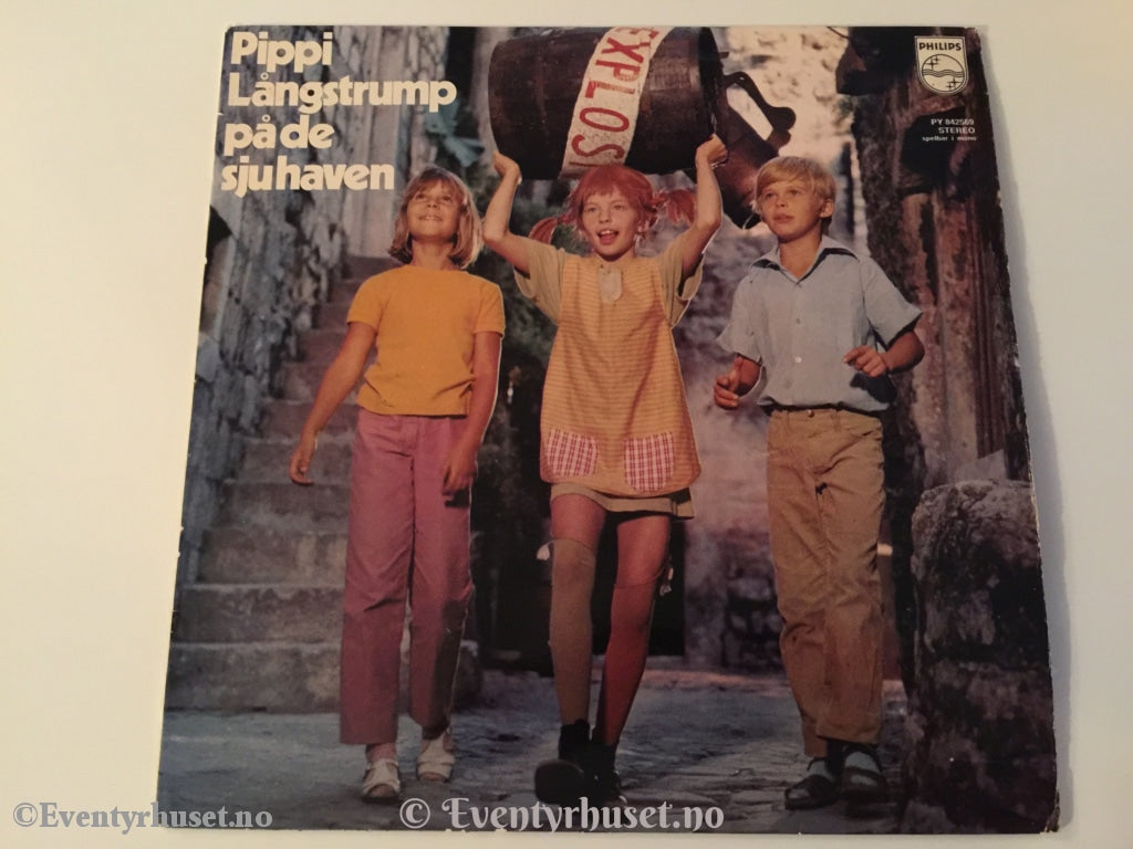 Astrid Lindgren. Pippi Långstrump På De Sju Haven. Lp. Lp Plate