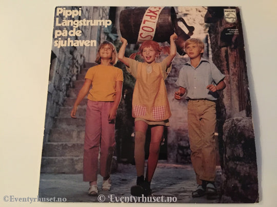 Astrid Lindgren. Pippi Långstrump På De Sju Haven. Lp. Lp Plate