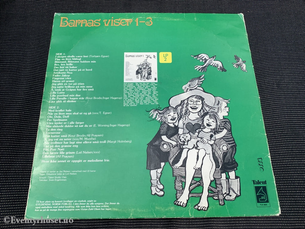 Barnas Viser 2. 1977. Lp. Lp Plate