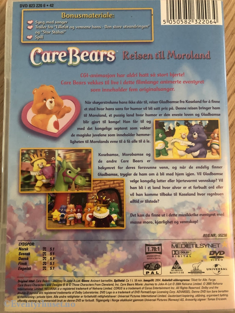 Care Bears. Reisen Til Moroland. 2004. Dvd. Dvd