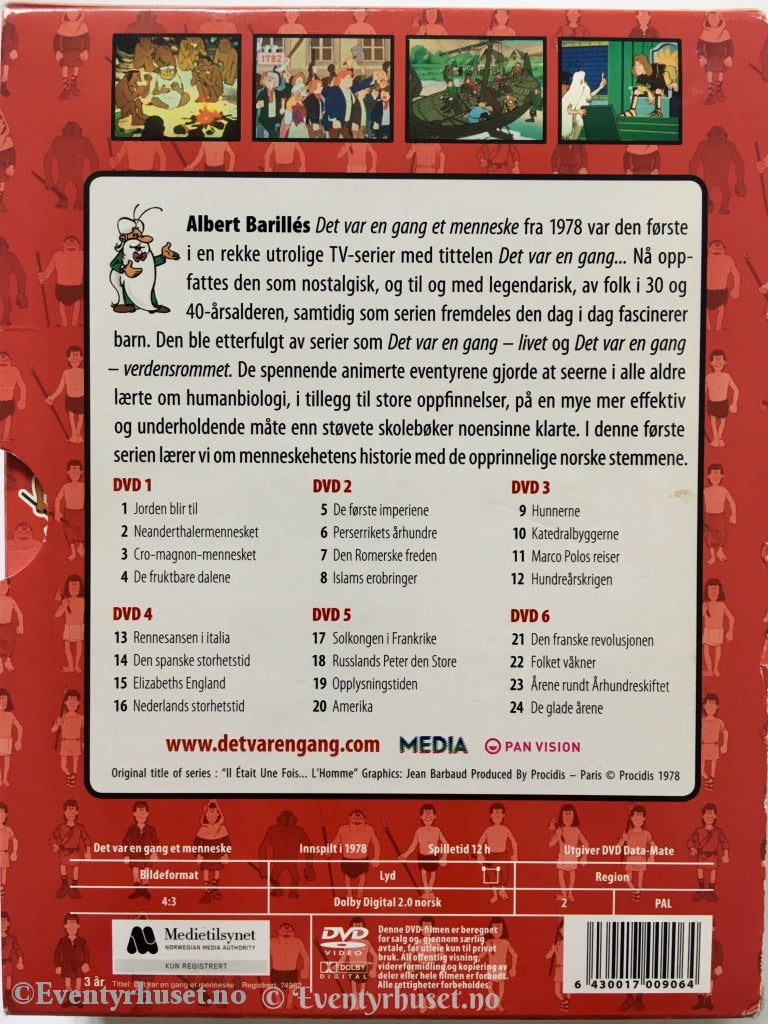 Det Var En Gang Et Menneske . Dvd Samleboks.