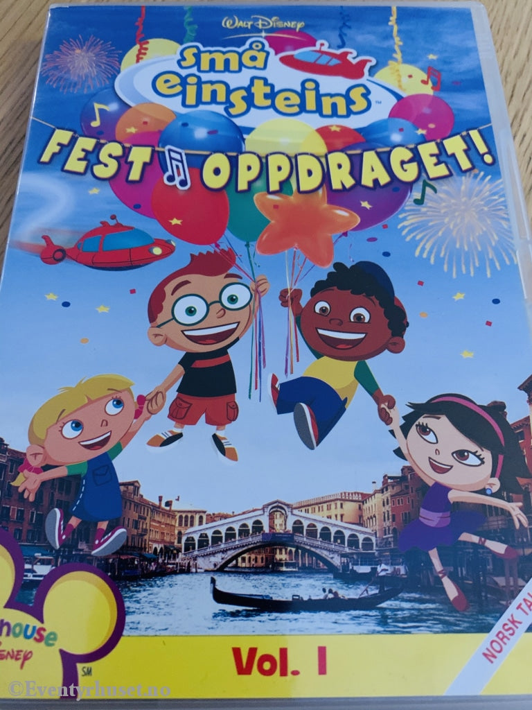 Disney Dvd. Små Einsteins. Vol. 1. Fest-Oppdraget! 2008. Dvd