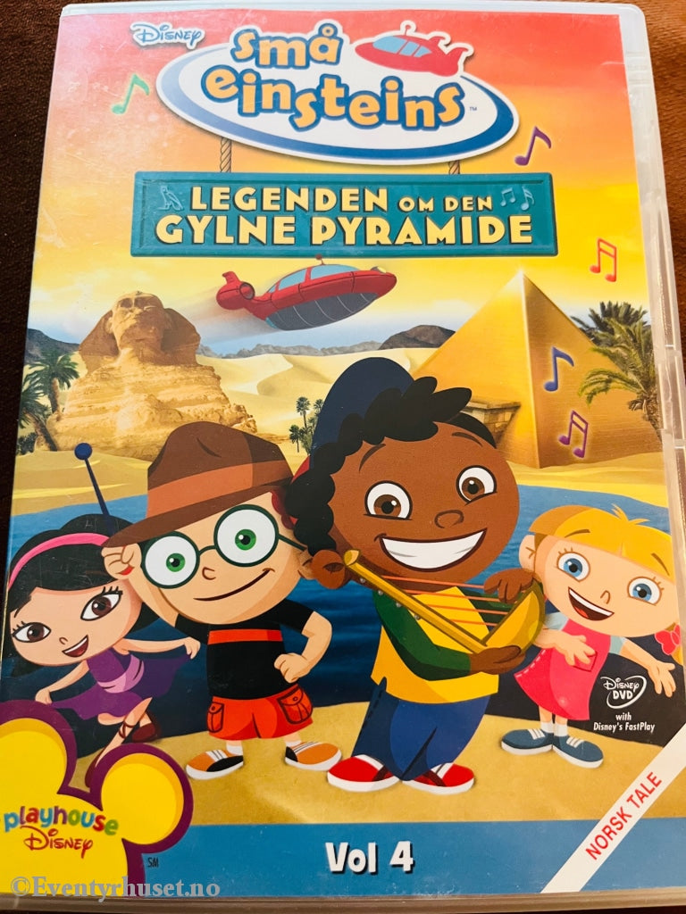 Disney Dvd. Små Einsteins. Vol. 4. Legenden Om Den Gylne Pyramide. 2008. Dvd
