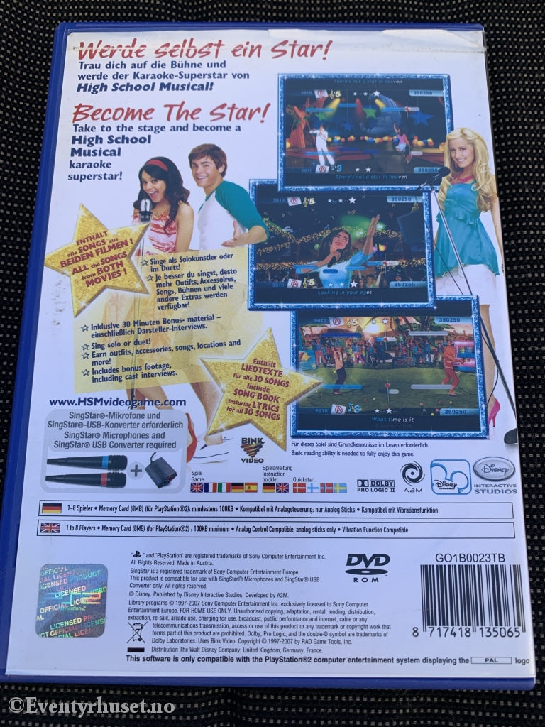 Disney Ps2. High School Musical. Ps2