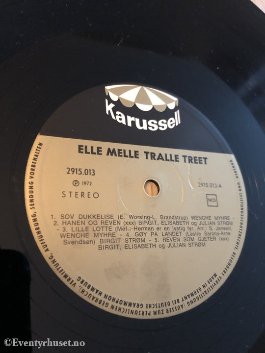Elle Melle Talle Treet. 1972. Lp. Lp Plate