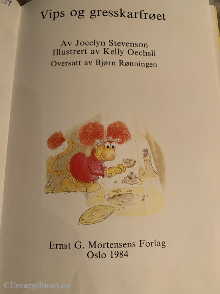 En Fragglebok - Jim Hensons Vips Og Gresskarfrøet. 1984. Fortelling