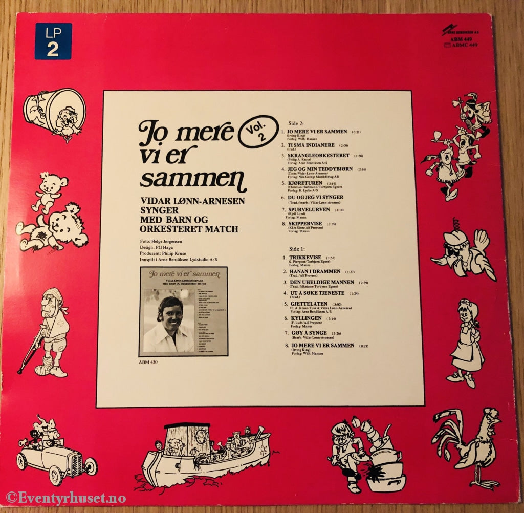 Jo Mere Vi Er Sammen. Vol. 2. 1977. Lp. Lp Plate
