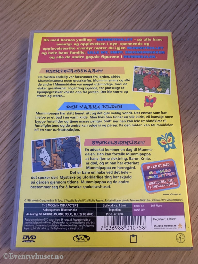 Tove Jansson. 1994. Mummitrollet - Sommer I Mummidalen. Dvd. Dvd