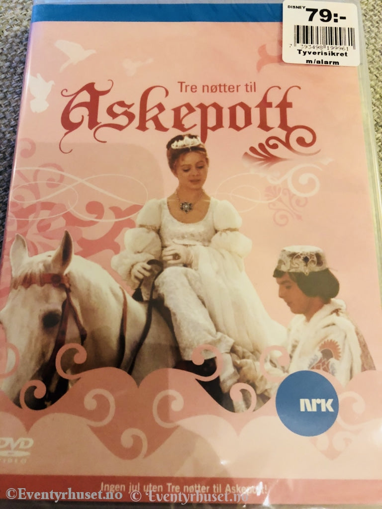 Tre Nøtter Til Askepott. 1973. Dvd. Ny I Plast! Dvd