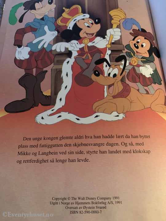 Walt Disney. 1991. Prinsen Og Fattiggutten. Fortelling