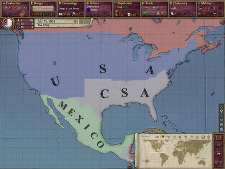 Victoria II - A House Divided DLC PC Steam CD Key