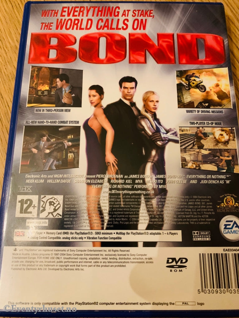007 Everything Or Nothing. Ps2. Ps2