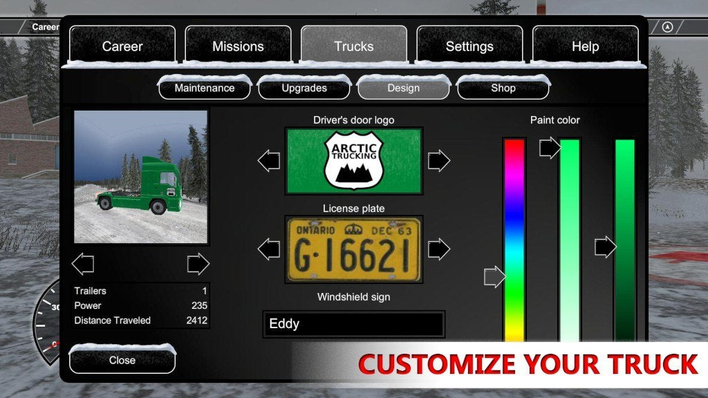 Arctic Trucker Simulator Steam CD Key