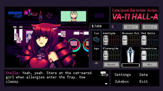 VA-11 Hall-A: Cyberpunk Bartender Action PC Steam CD Key