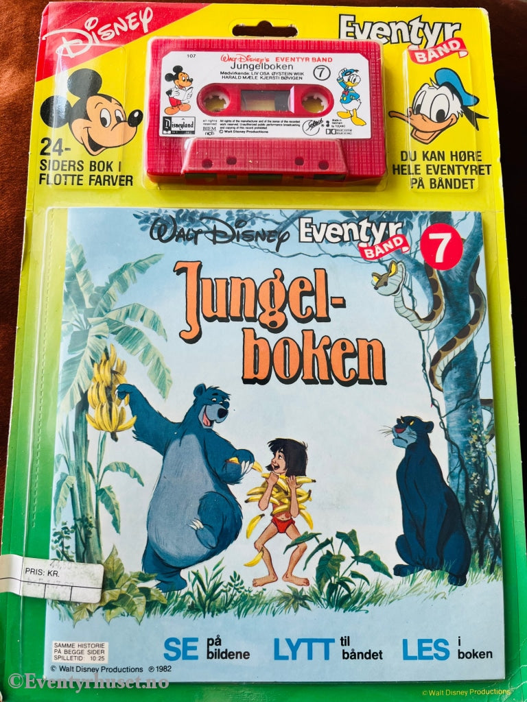 07 Disney Eventyrbånd. Jungelboken. Komplett I Eske. Eventyrbånd