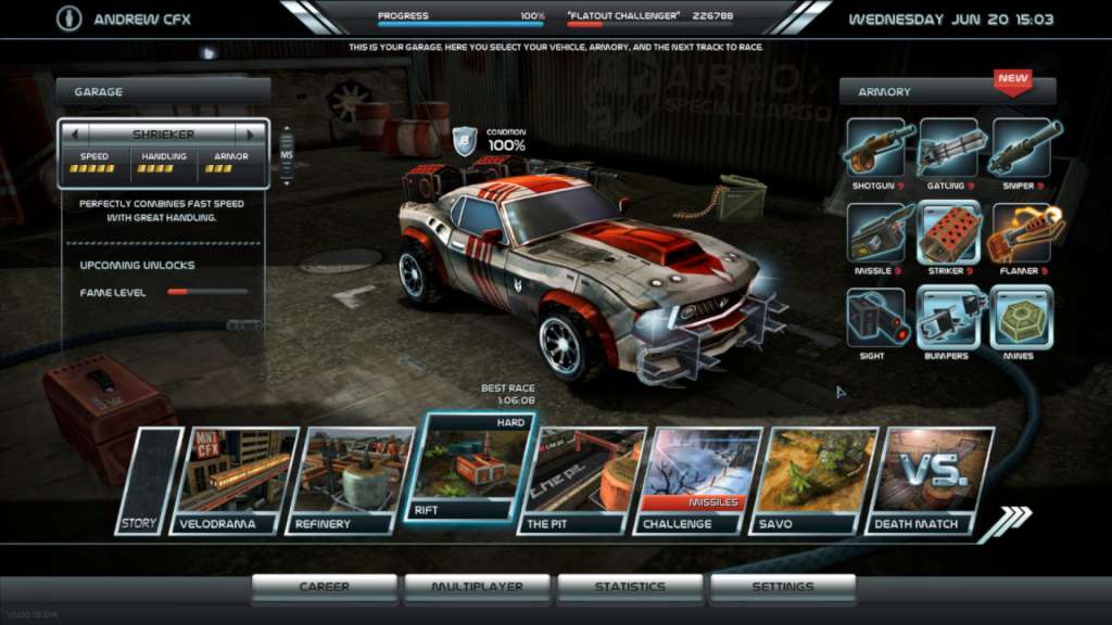 Death Rally PC Steam CD Key