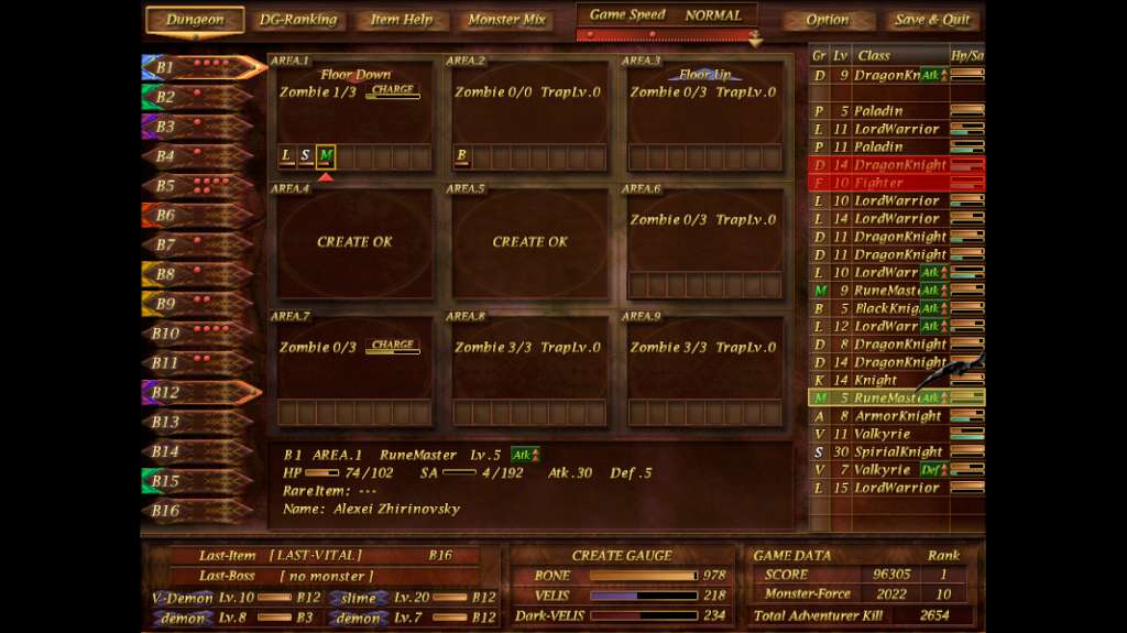 Dungeon Manager ZV PC Steam CD Key