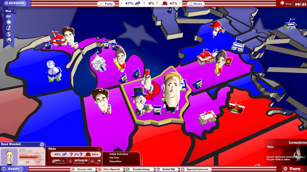 The Political Machine 2016 Steam CD Key