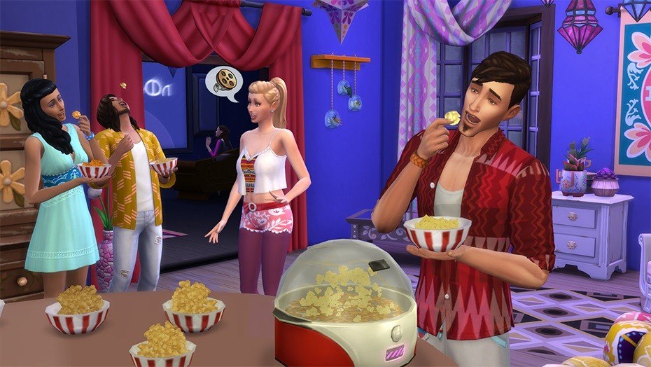 The Sims 4 - Movie Hangout Stuff DLC PC EA App CD Key