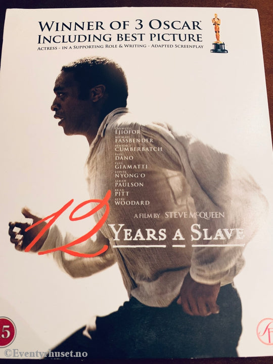 12 Years A Slave. 2013. Blu-Ray Slipcase. Blu-Ray Disc