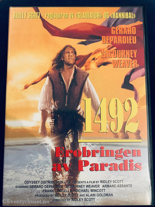 1492 Erobringen Av Paradis (Conquest Of Paradise). Dvd. Dvd