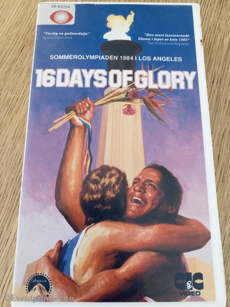 16 Days Of Glory. Vhs Ny I Plast!