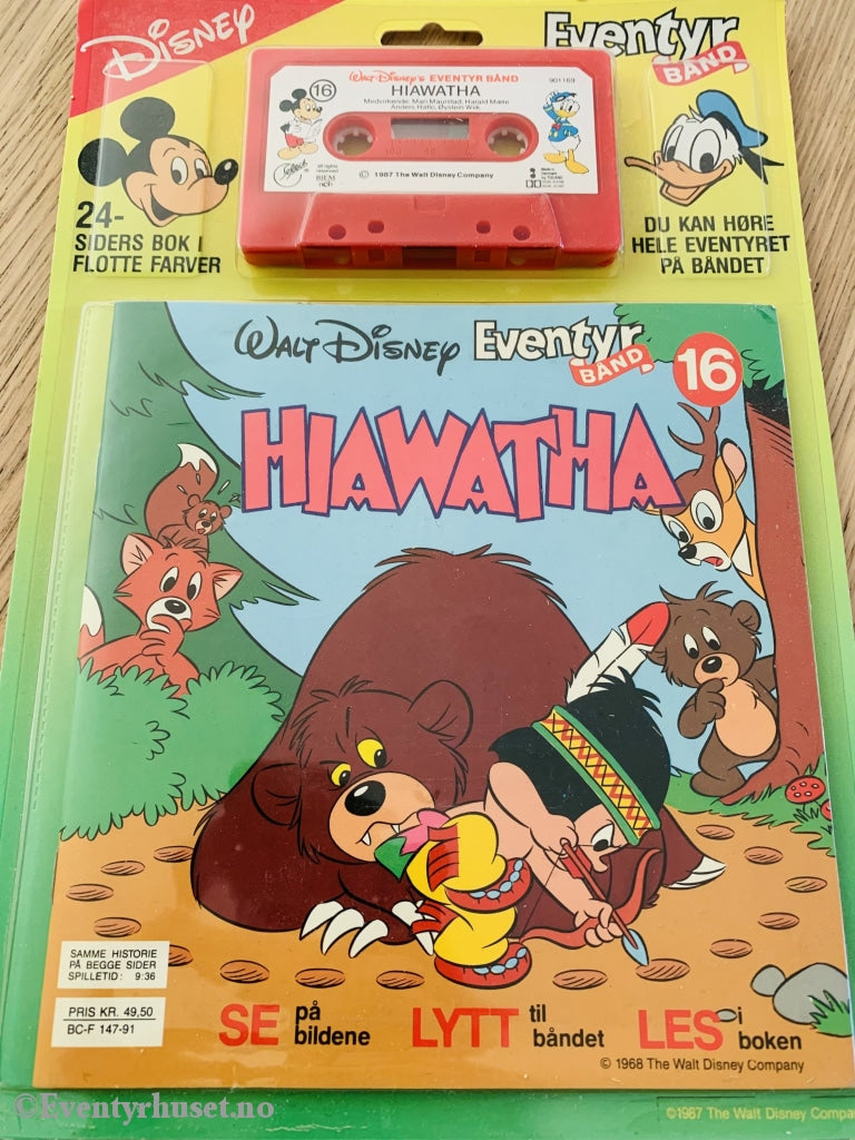 16 Disney Eventyrbånd - Hiawatha. Komplett I Uåpnet Eske!