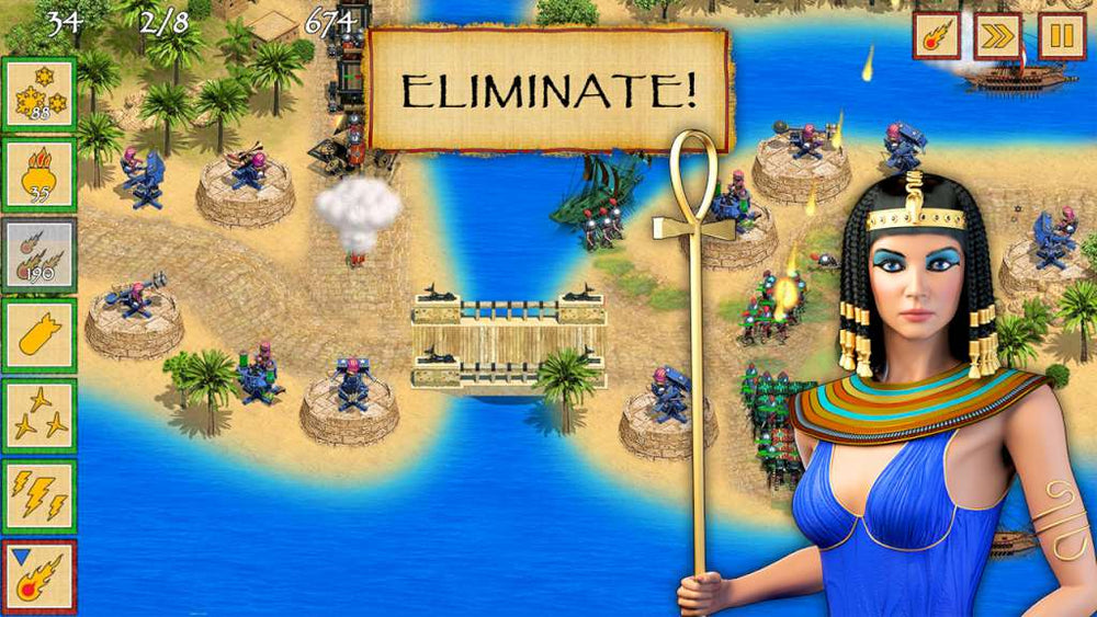 Defense of Egypt: Cleopatra Mission Steam CD Key