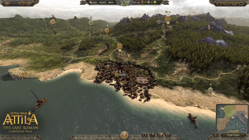 Total War: ATTILA - The Last Roman Campaign Pack DLC PC Steam CD Key