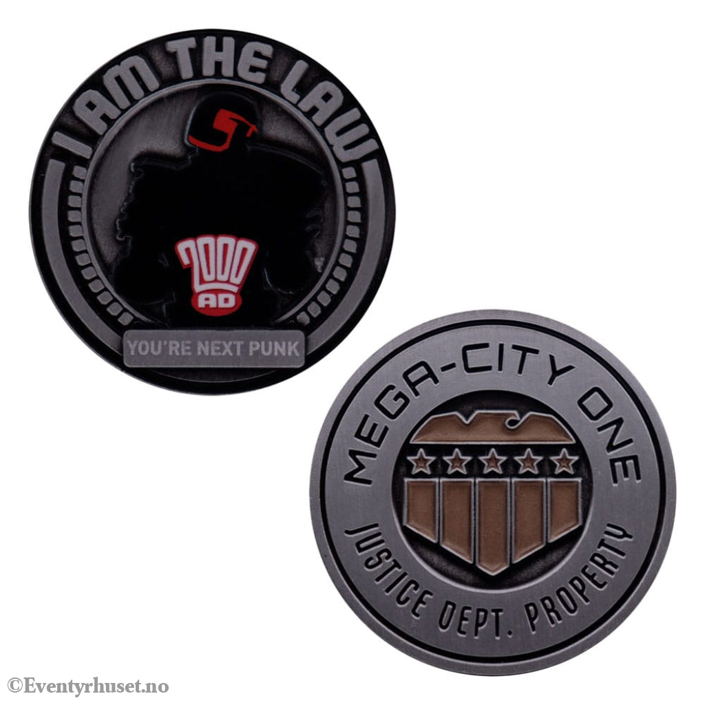 2000 AD Collectable Coin Judge Dredd Mega-City One Limited Edition Collectibles