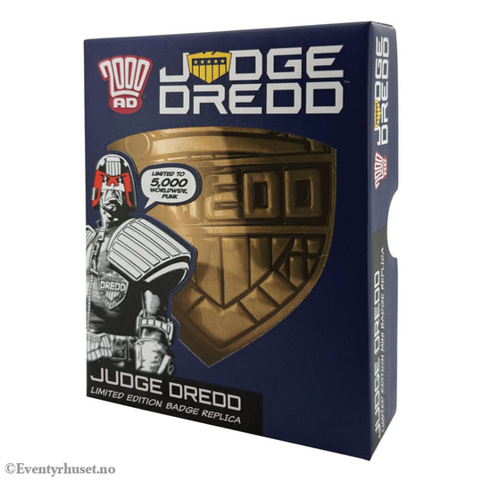 2000 AD Replica Judge Dredd Badge Limited Edition Collectibles