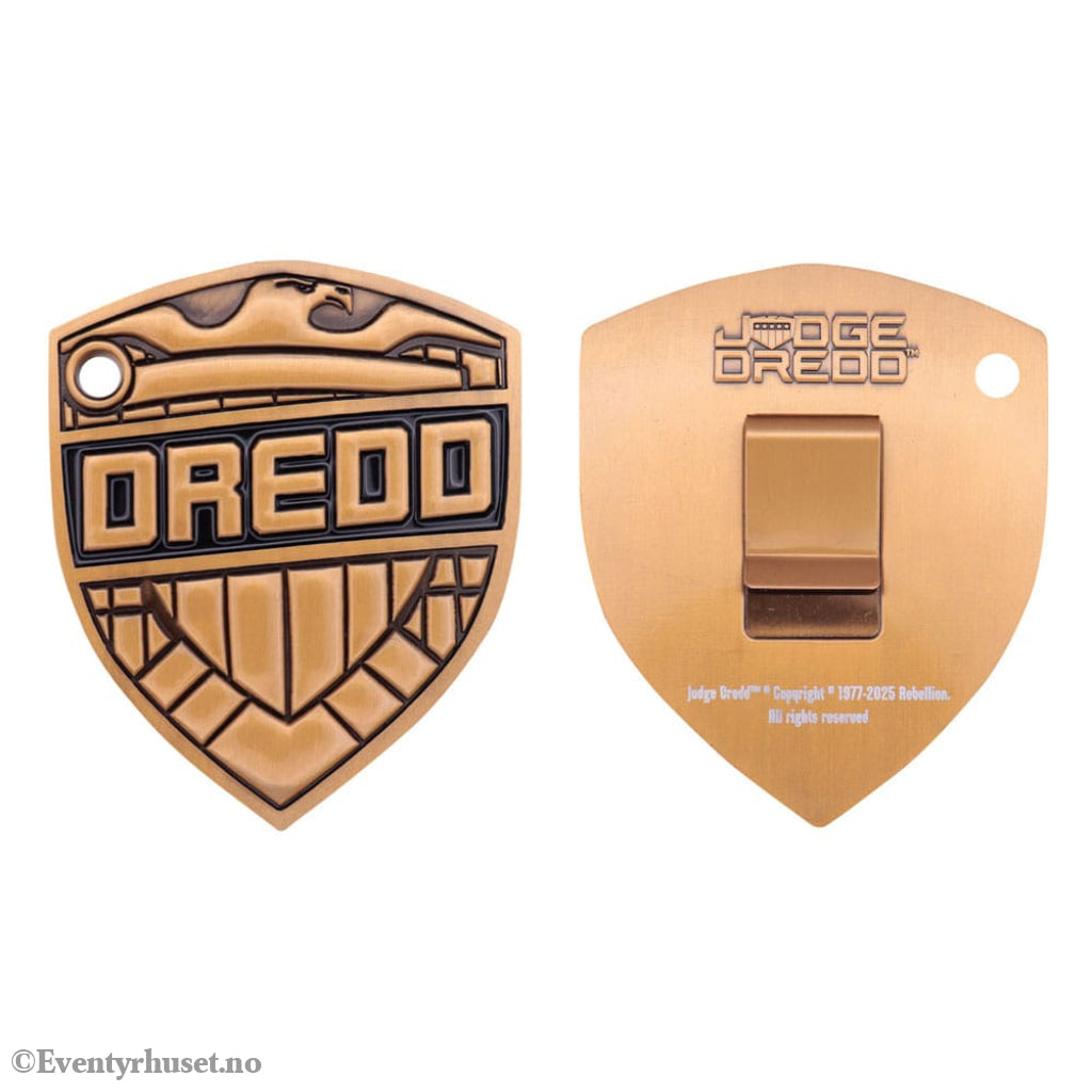 2000 AD Replica Judge Dredd Badge Limited Edition Collectibles