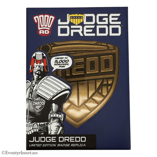 2000 AD Replica Judge Dredd Badge Limited Edition Collectibles