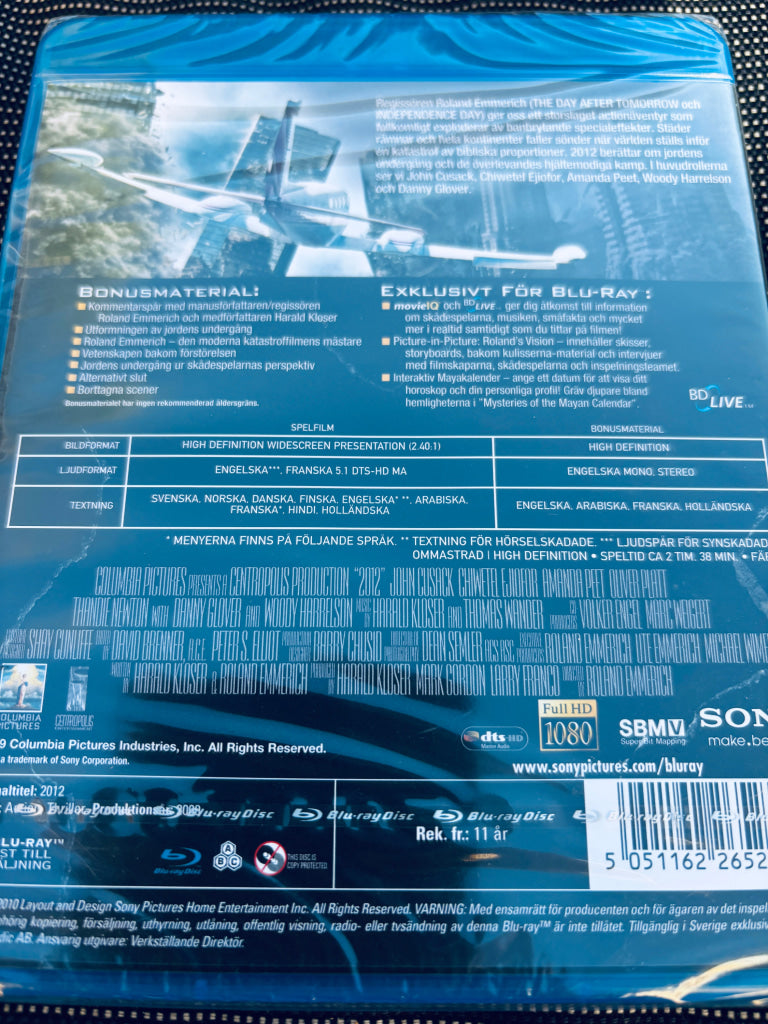 2012. Blu-ray Disc. Ny i plast!