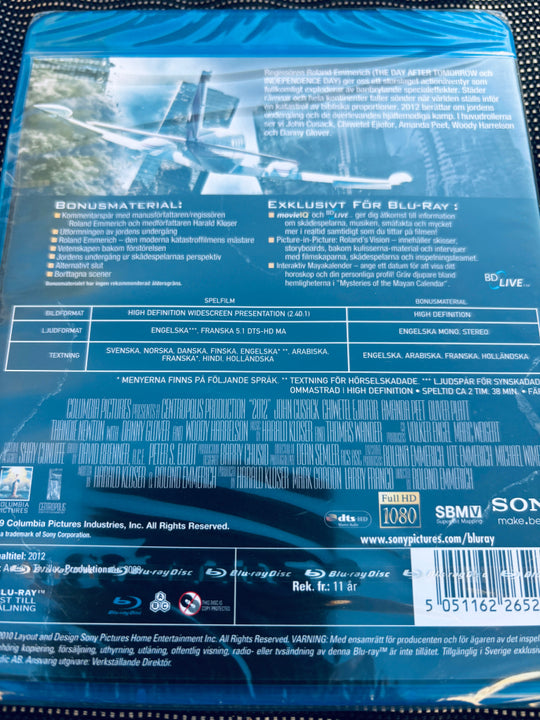 2012. Blu-ray Disc. Ny i plast!