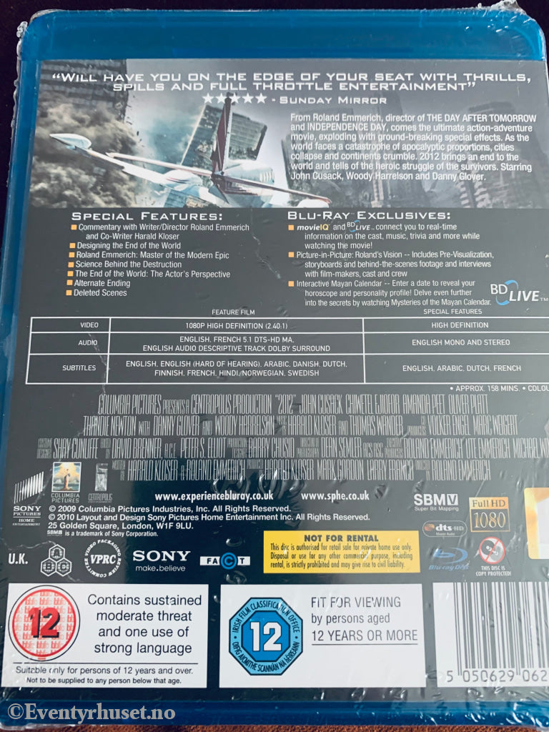 2102. Blu-Ray. Ny I Plast! Blu-Ray Disc