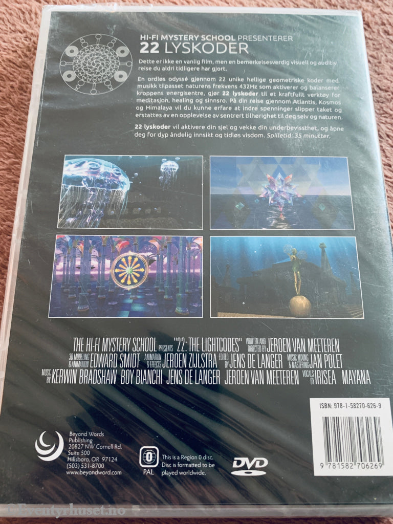 22 Lys-Koder (2019). DVD. Ny i plast!