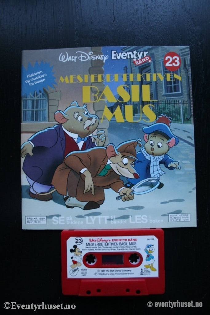 23 Disney Eventyrbånd - Mesterdetektiven Basil Mus