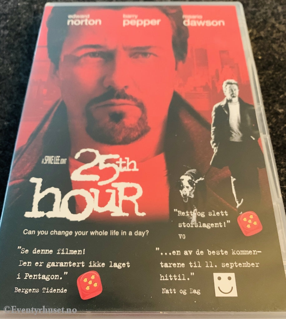 25Th Hour. 2002. Dvd. Dvd