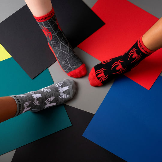 MARVEL - Spider-Man - 3 Pairs socks Pack (UK Size 5-10,5)