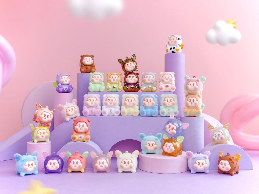 SLLO - Flying Pig - Display of 24 Mini Figures 5cm - Mystery Box