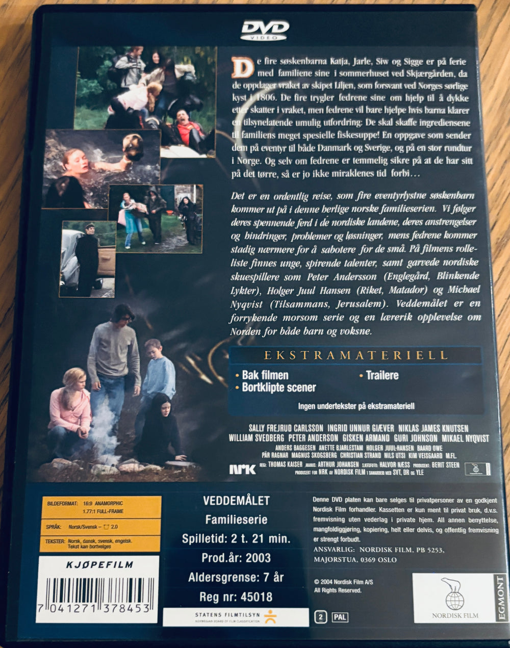 Veddemålet. 2003. DVD.