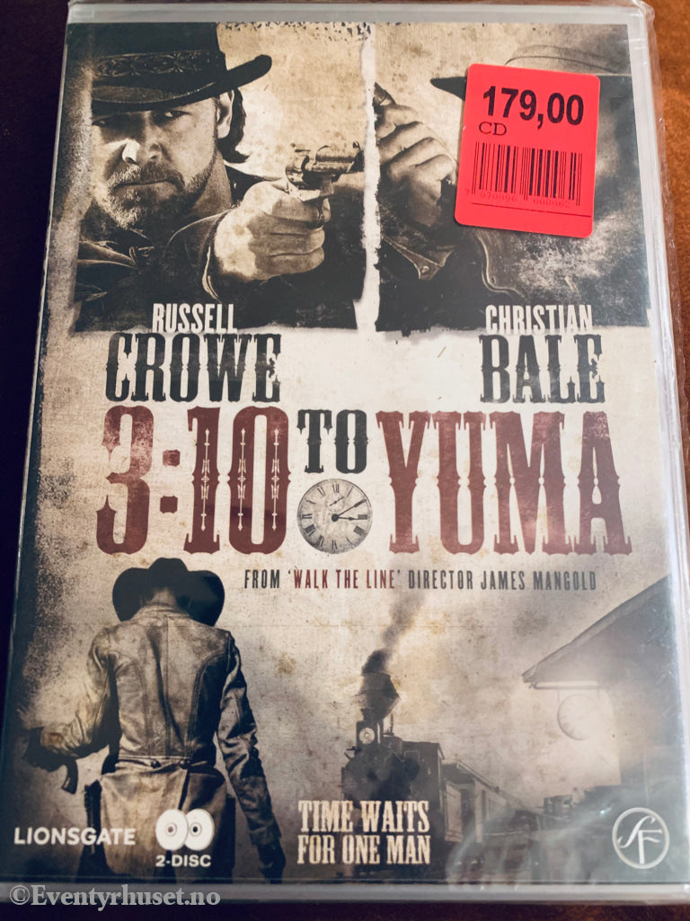 3:10 To Yuma. 2007. Dvd. Ny I Plast! Dvd