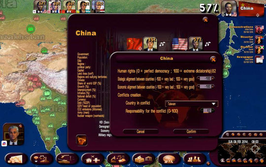 Masters of the World - Geopolitical Simulator 3: 2014 Edition Add-on DLC Steam CD Key