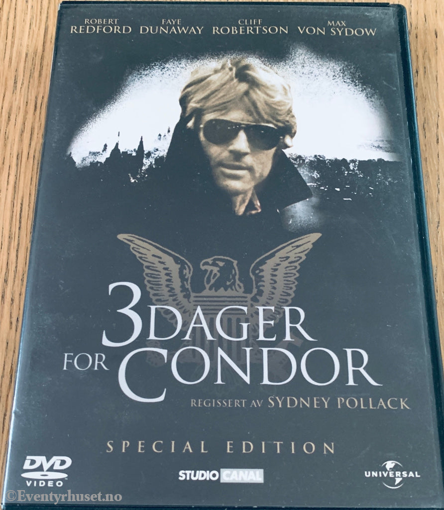 3 dager for Condor (1975). DVD.