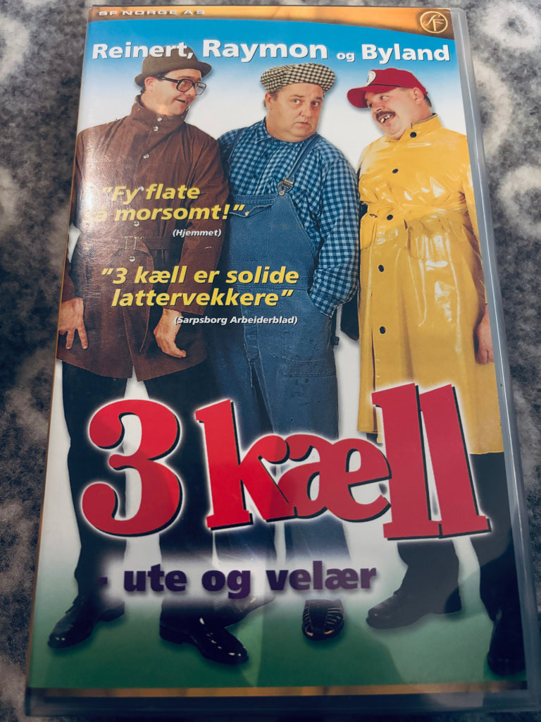 3 kæll - ute og velær. 1999. VHS. VHS