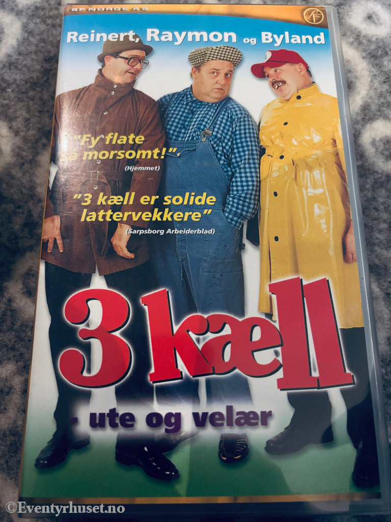 3 kæll - ute og velær. 1999. VHS. VHS