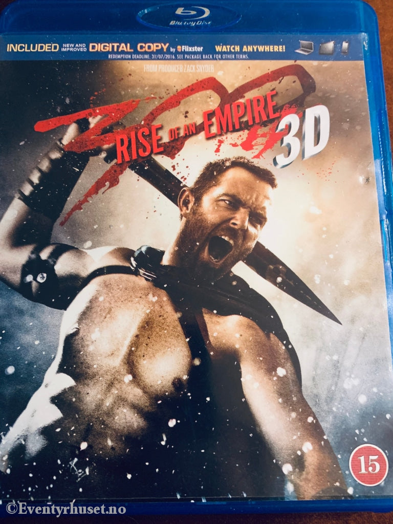 300 - Rise Of An Empire. 3D. Blu Ray. Blu-Ray Disc