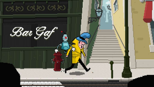 Detective Case and Clown Bot in: Murder in the Hotel Lisbon PC Steam CD Key