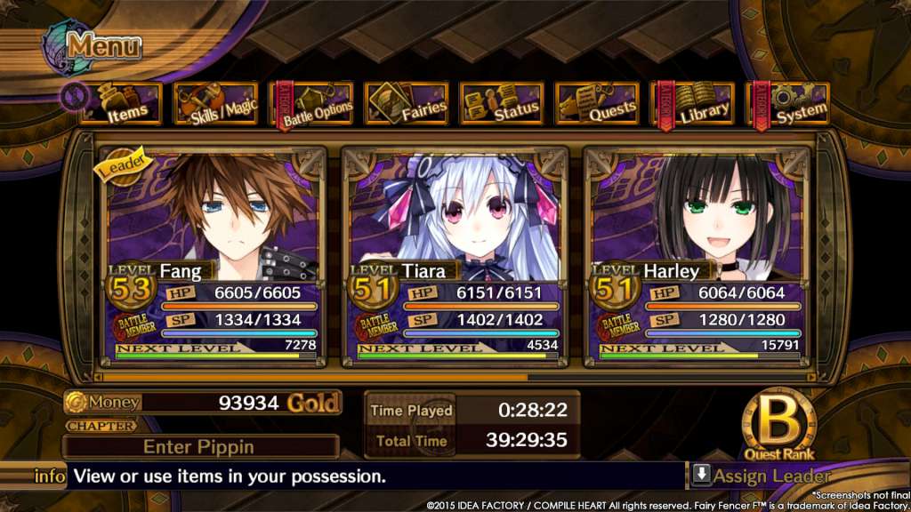 Fairy Fencer F EU PC Steam CD Key